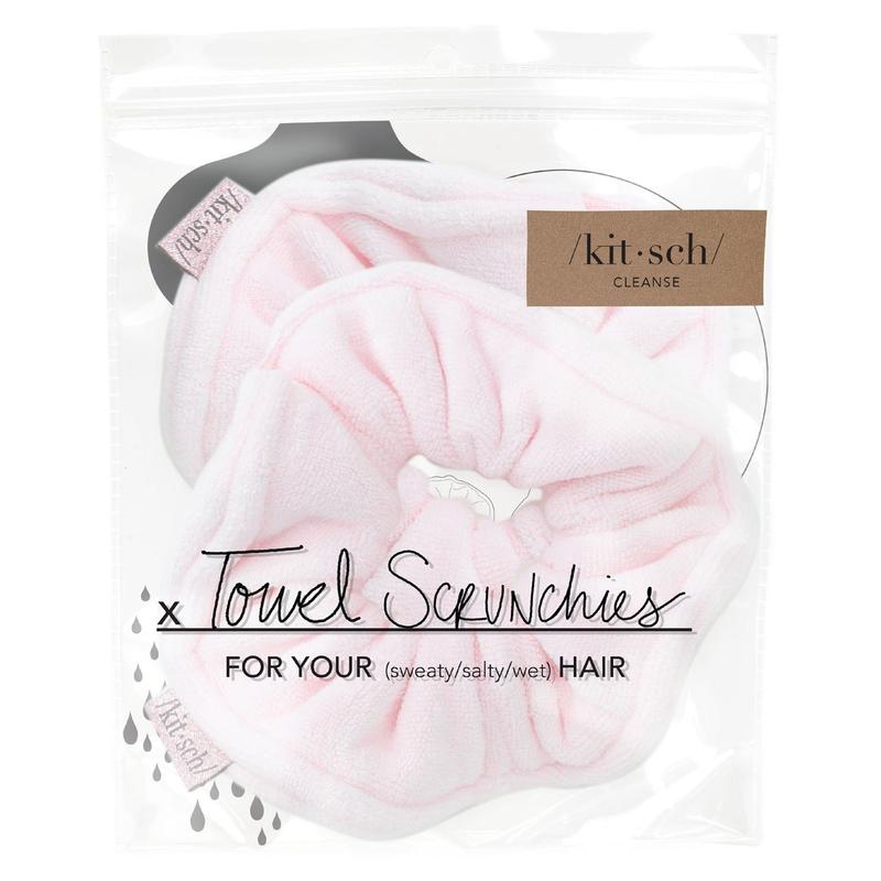 Patented Microfiber Towel Scrunchies - Blush