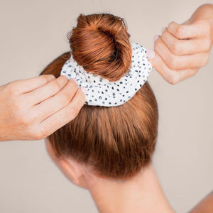 Patented Microfiber Towel Scrunchies - Micro Dot