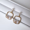 Devona Square Drop Earrings