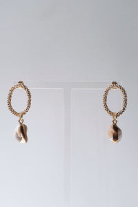 Marble Stone's Bold Antique Titanium Earrings