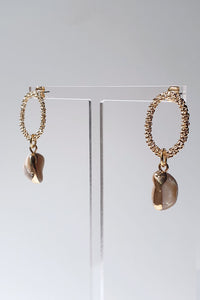 Marble Stone's Bold Antique Titanium Earrings