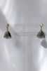 Black Tear of Pearl Earrings