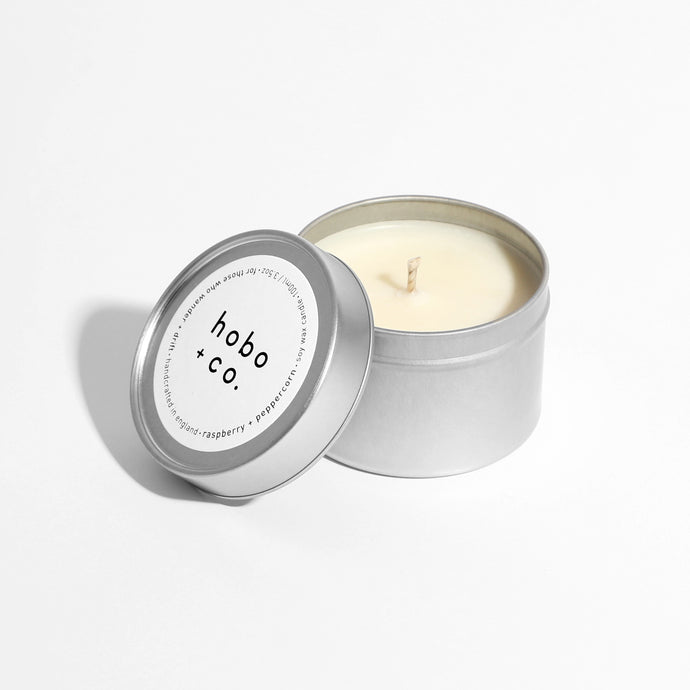 Hobo & Co Raspberry & Peppercorn 100ml travel tin