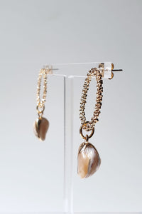 Marble Stone's Bold Antique Titanium Earrings