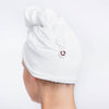 Microfiber Hair Towel - White