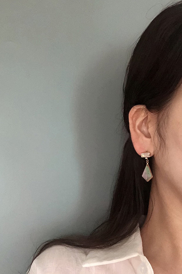 Mother-of-Pearl Drop Earrings