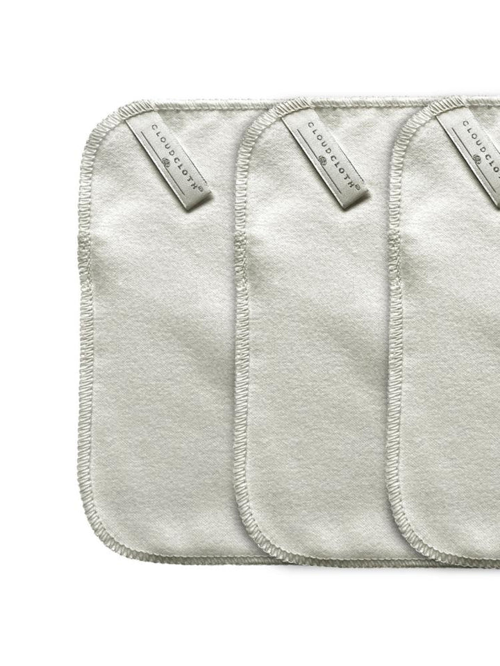 CloudCloth Organic Cotton Reusable Facial Cloth Wipes (3pck)