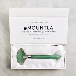 jade textured facial roller