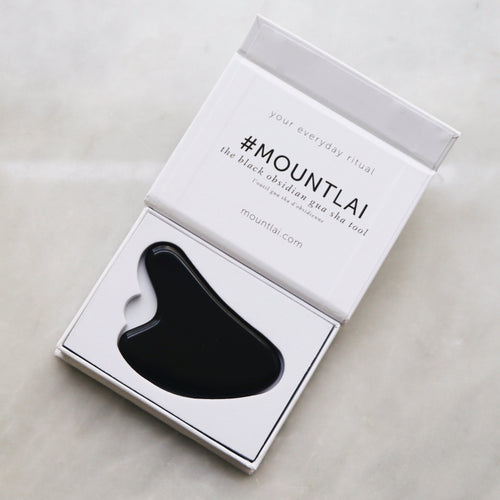 black obsidian gua sha