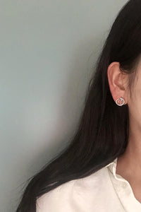 Point Circle "Ear-cuffs" Earrings