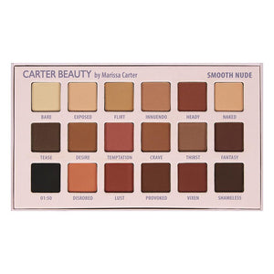 18 matte neutral shades palette