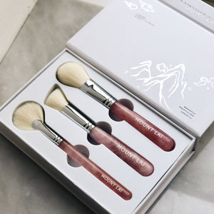 The Rose Quartz Crystal Brush Set