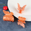Butterfly Hair Claw Clips -Orange