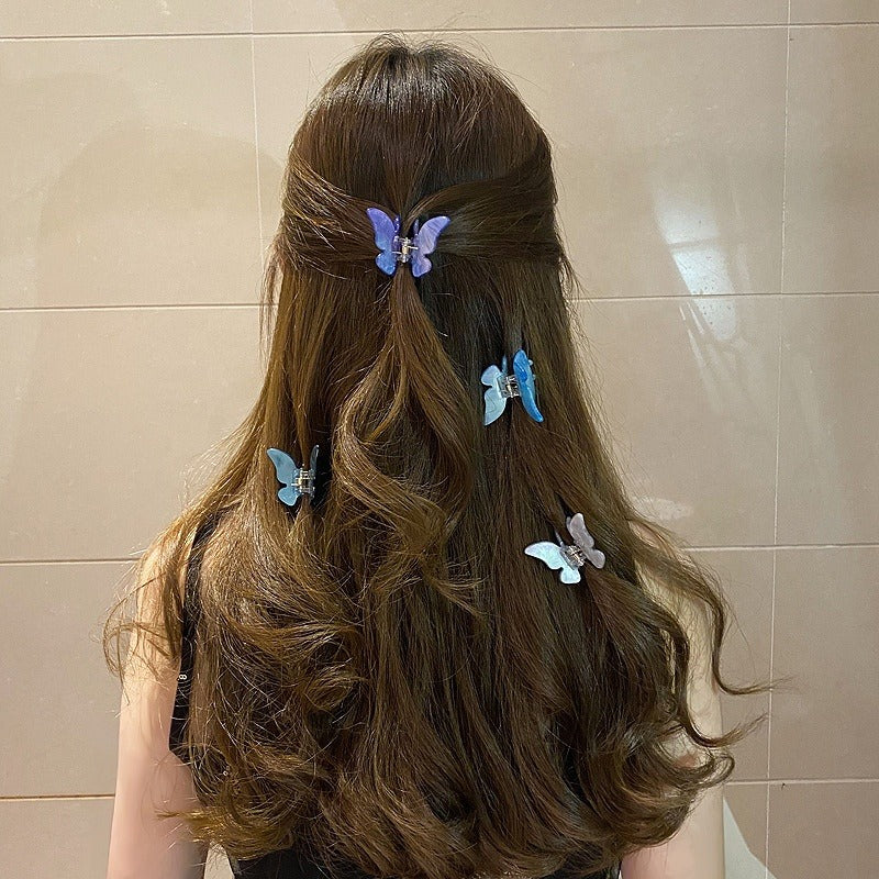 Butterfly Hair Claw Clips -violet