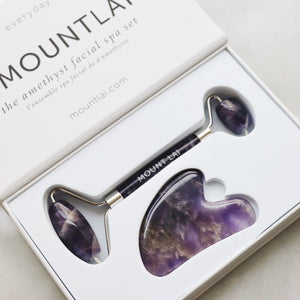 mountlai amethyst facial spa set