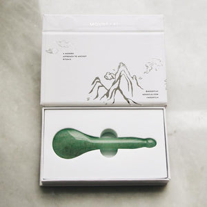 The Jade Acupressure Gua Sha Spoon