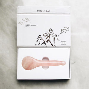 The Rose Quartz  Acupressure Gua Sha Spoon