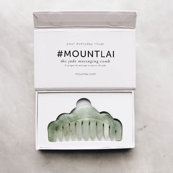 jade massaging comb