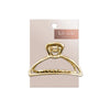 Open Shape Claw Clip Gold