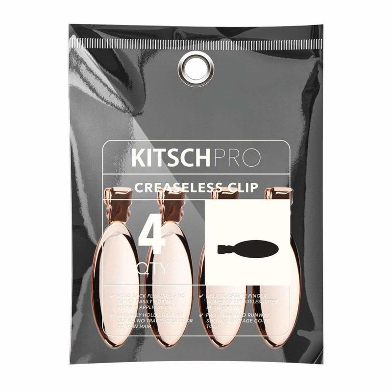 Creaseless Hair Clips 4pc (Rose Gold)