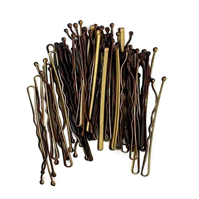 Bobby Pins 45pc - Brown