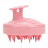 Soft silicon Hair Scalp Massager Shampoo Brush- Baby Pink