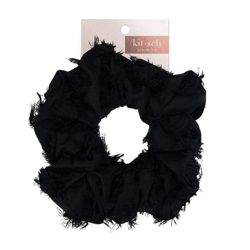 Brunch Scrunchie - Frayed Black